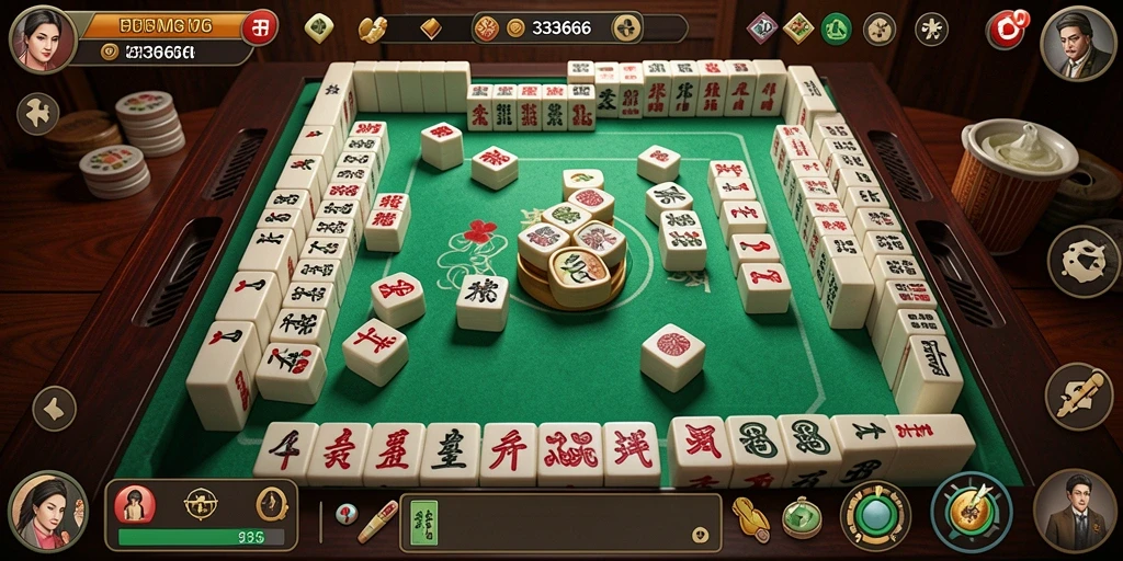 Gameplay menarik dari 333666 dengan grafis Mahjong yang memukau.
