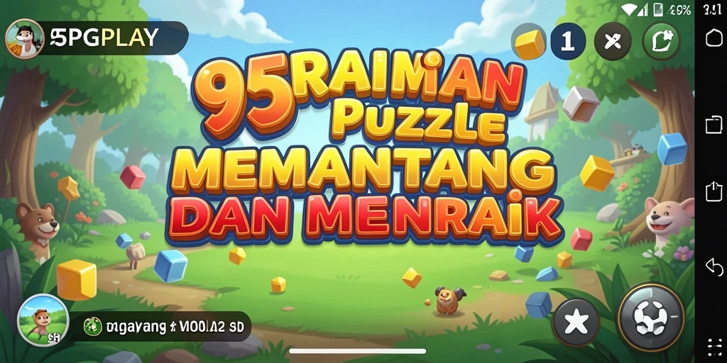 Tampilan gameplay menarik dari 95PGPLAY yang penuh tantangan puzzle.