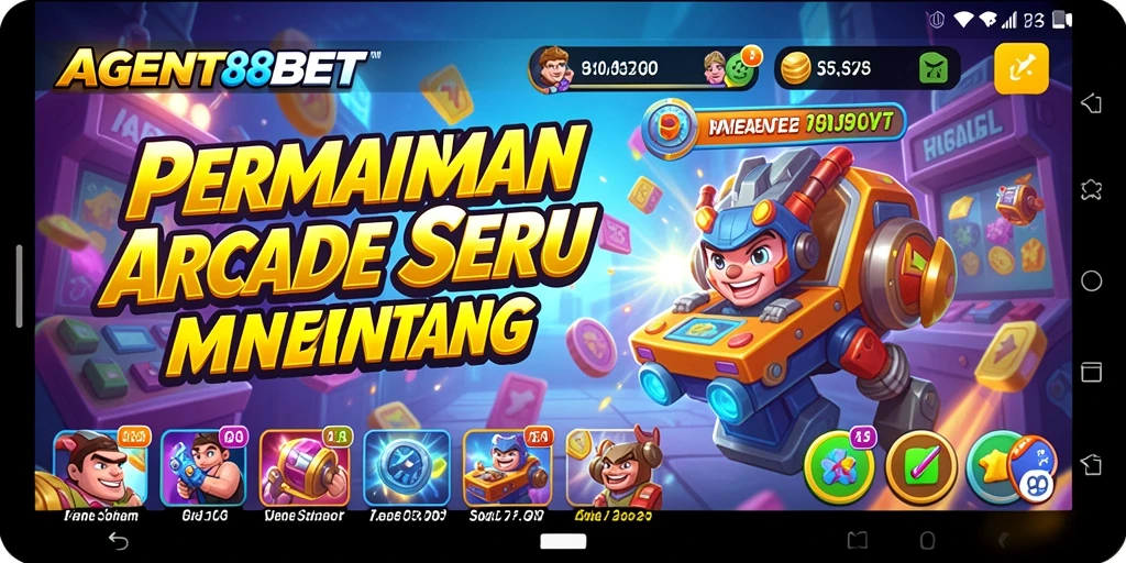 Screenshot AGENT88BET menampilkan gameplay Arcade yang seru dan menantang.