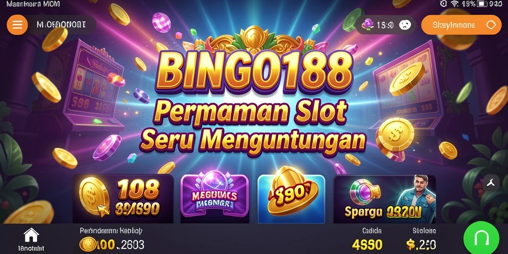 Tampilan gameplay BINGO188 yang memikat dan penuh warna.