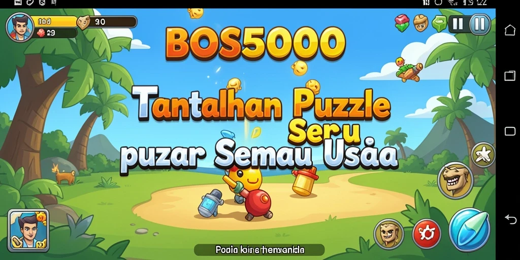 Gameplay menarik BOS5000 dengan tantangan puzzle seru.
