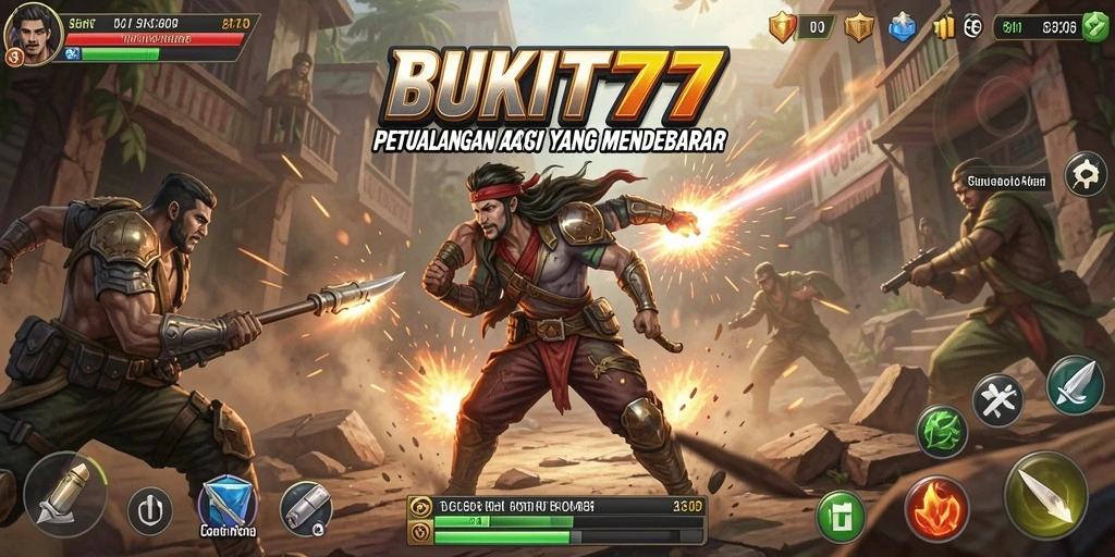 Screenshot gameplay BUKIT777 menampilkan aksi seru dan tantangan mendebarkan.