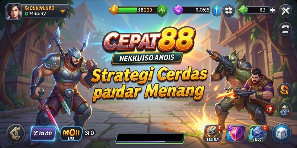 Tampilan gameplay menarik dari CEPAT88 dengan strategi dinamis.