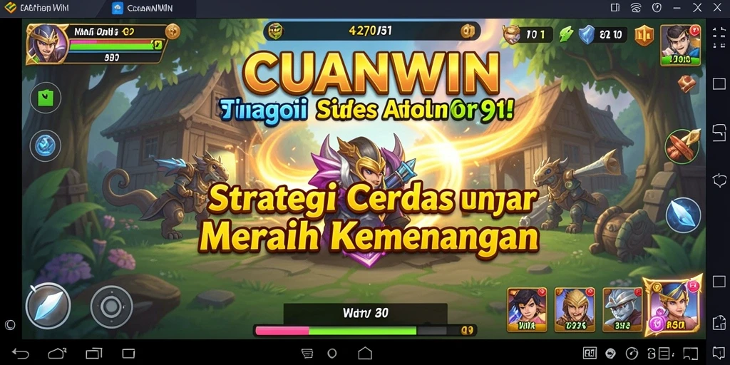Tampilan menarik gameplay strategis CUANWIN yang mendebarkan.