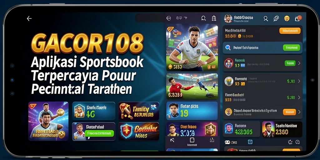 Tampilan antarmuka GACOR108 saat bermain taruhan olahraga.