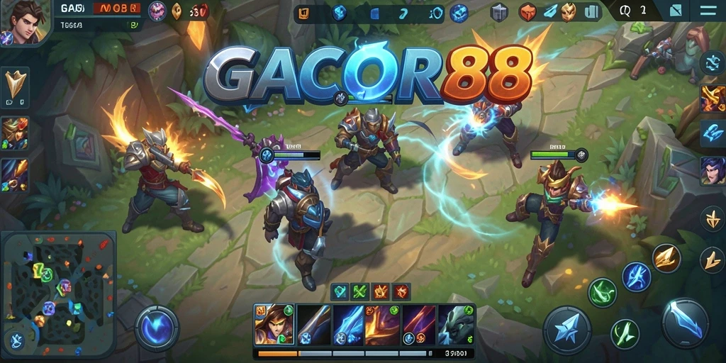 Tampilan menarik dari gameplay GACOR88 yang mendebarkan