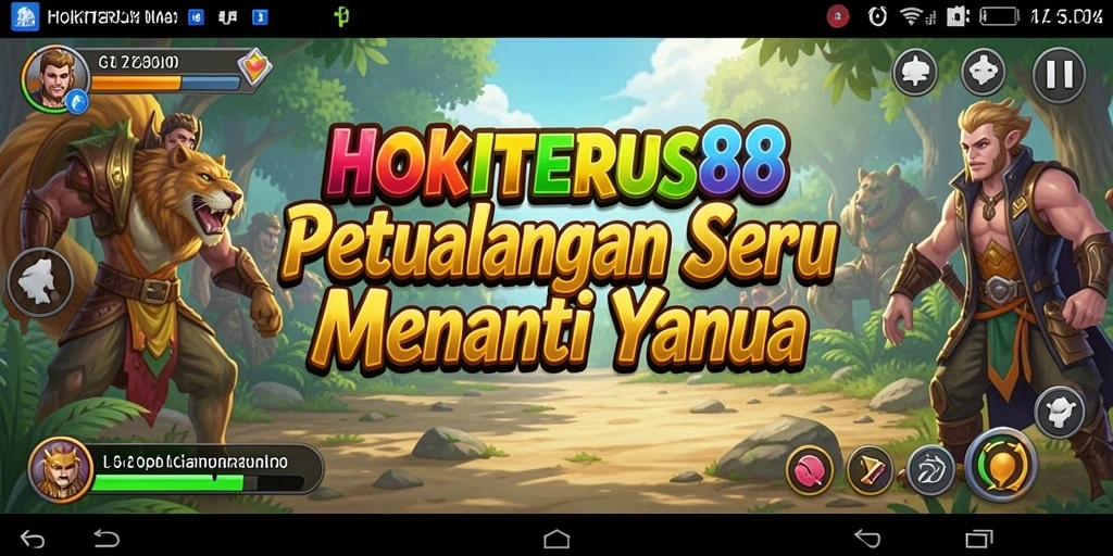 Screenshot HOKITERUS88 menampilkan aksi seru dalam petualangan.
