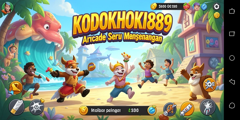 Tangkapan layar utama KODOKHOKI889 menunjukkan aksi gameplay seru dan penuh tantangan.