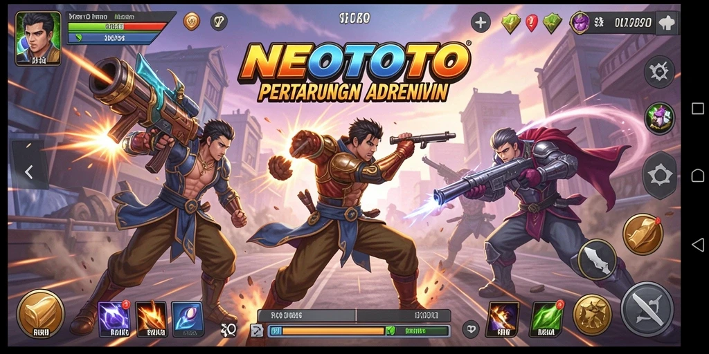 Gameplay NEOTOTO yang seru dan penuh aksi.