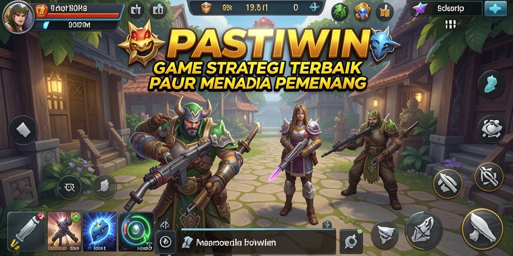 Tampilan gameplay PASTIWIN yang menegangkan dan penuh strategi.