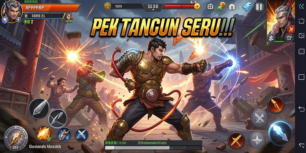 Tampilan aksi pertarungan memukau di RPRPRP.