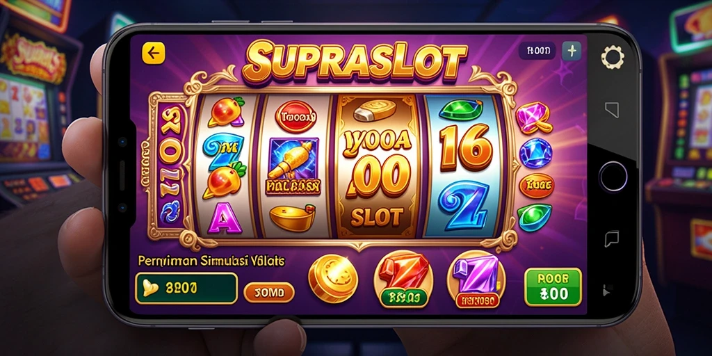 Tampilan animasi yang menarik dari gameplay SUPRASLOT.