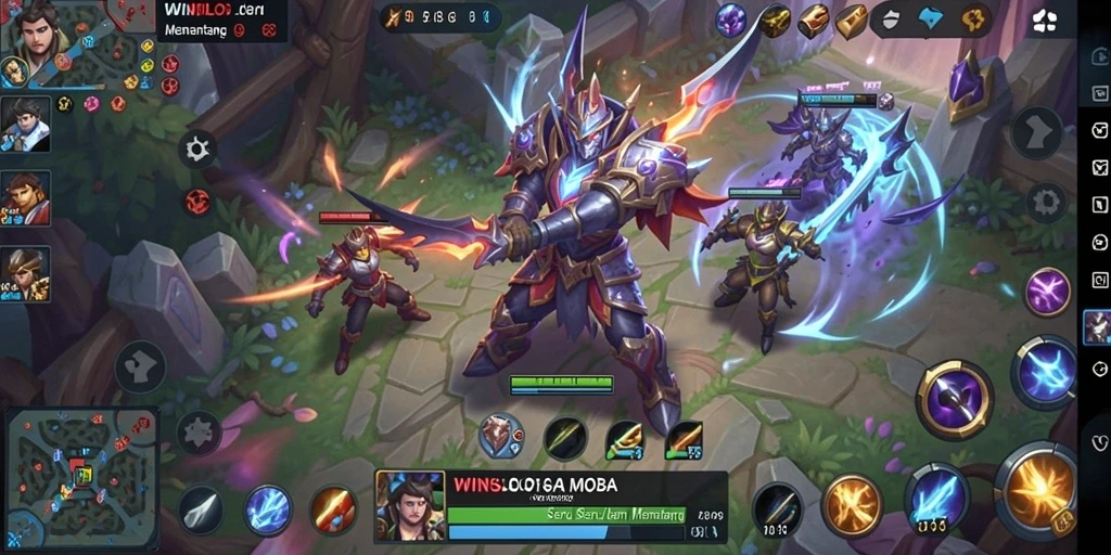 Gameplay mendebarkan di arena pertempuran WINSLOT.